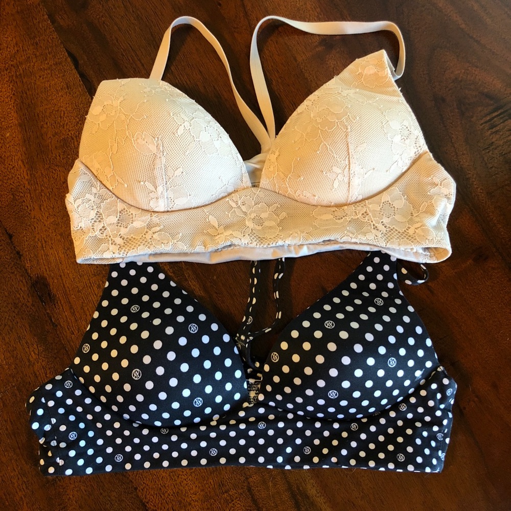Racer back style bras (set of 2)